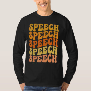 T-shirt Pathologiste de la parole et du langage Groovy Rai