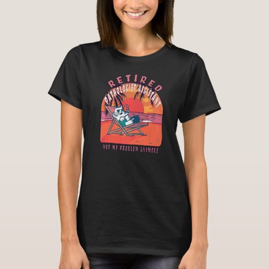 T-shirt Pathologiste retraité Assistant Retraite Vintage (Devant)