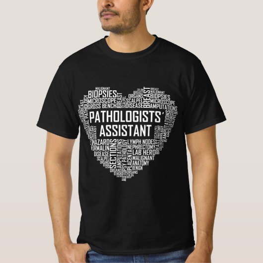 T-shirt Pathologists Assistant Heart Gifts  (Devant)