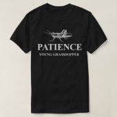 T-shirt Patience Young Grasshopper Fables Selfless Virtue (Design devant)
