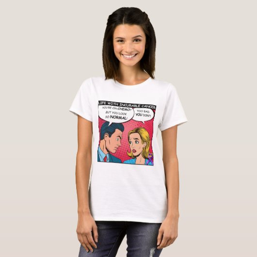 T-shirt Patient cancéreux du GIST en chimiothérapie (Devant entier)