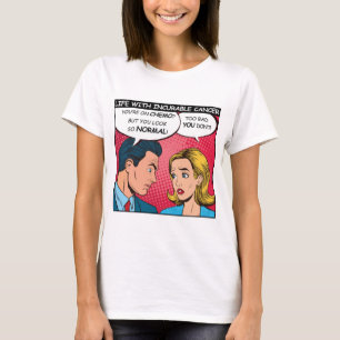 T-shirt Patient de cancer incurable sarcastique sur chimio