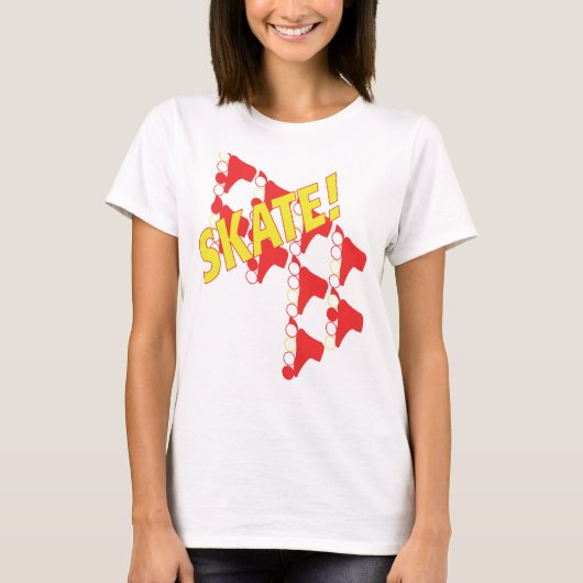 T-shirt : "Patin tout ! " (Devant)