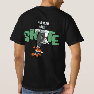 T-shirt Patinage