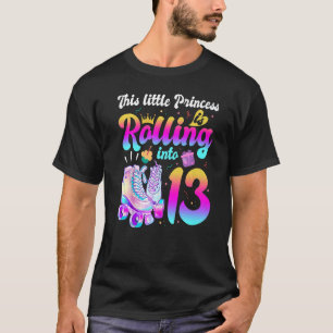 T-shirt Patinage à rouleaux 13e anniversaire 13 ans Fête d