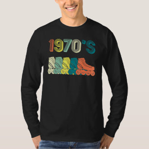 T-shirt Patinage à roulettes les années 70 Rétro