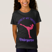 T-Shirt Patinage à travers la maternelle (Devant)