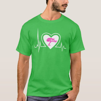 T-shirt Patinage artistique Heartbeat