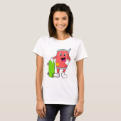 T-shirt Patinage avec skateboard (Devant entier)