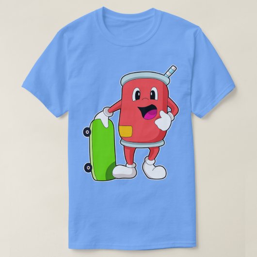 T-shirt Patinage avec skateboard (Design devant)