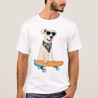 T-shirt Patinage cool