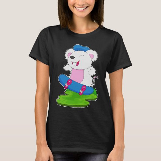 T-shirt Patinage de souris (Devant)