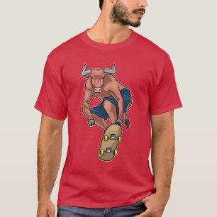 T-shirt Patinage de taureaux