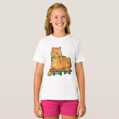 T-shirt Patinage de Tiger (Devant entier)