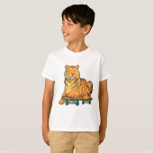 T-shirt Patinage de Tiger (Devant entier)