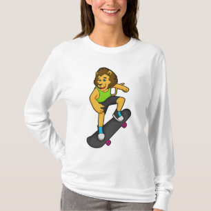 T-shirt Patinage Lion