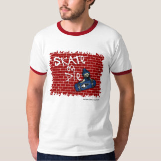 T-shirt Patinage ou mort