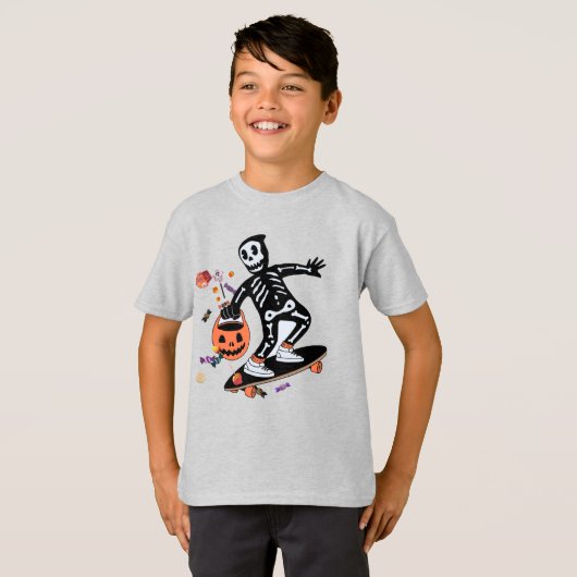 T-shirt Patinage ou traitement (Devant entier)