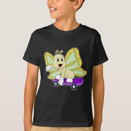 T-shirt Patinage papillon (Devant)