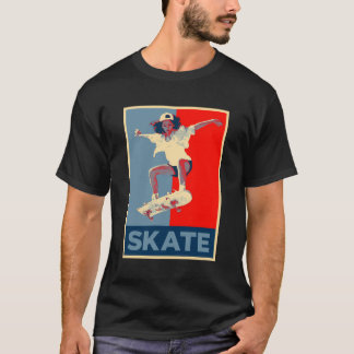 T-shirt Patinage - Street Art Skateboard Pop Art Skate
