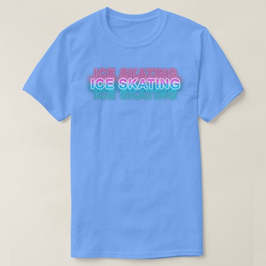 T-shirt Patinage sur glace (Design devant)
