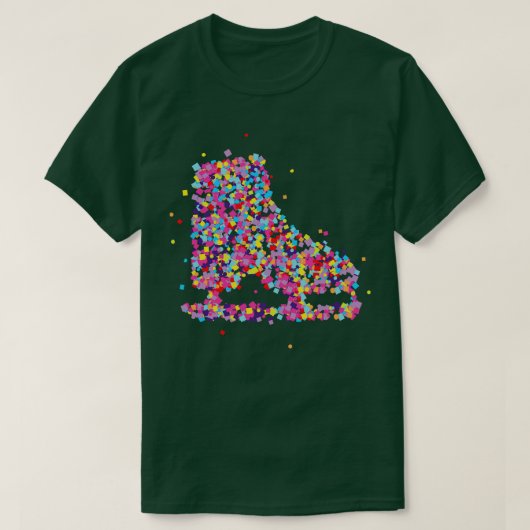 T-shirt Patinage sur glace (Design devant)