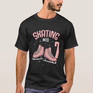 T-shirt Patinage Sur Glace 7E 7 Ans