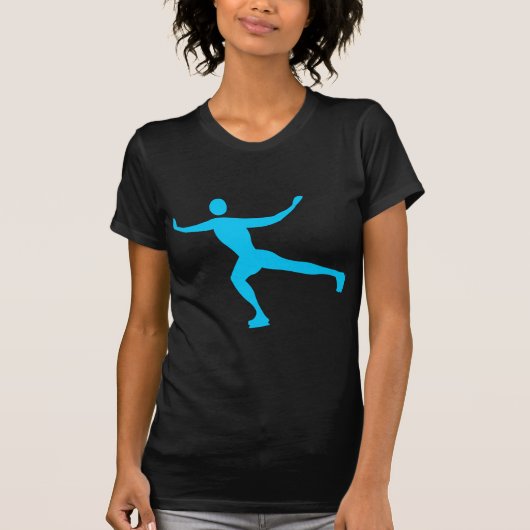 T-shirt Patinage sur glace - Ciel bleu (Devant)
