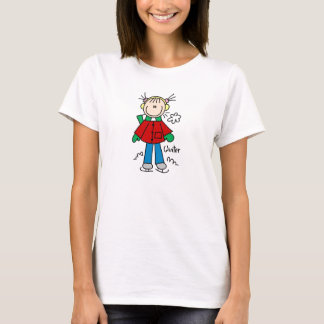 T-shirt Patinage Sur Glace En Chemise Froide D'Hiver