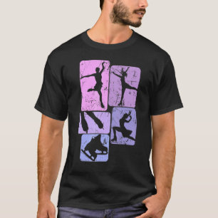 T-shirt Patinage sur glace Figure Patineuse Femme