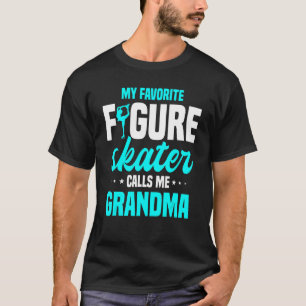 T-shirt Patinage sur glace Grandma Patinage sur glace Pati