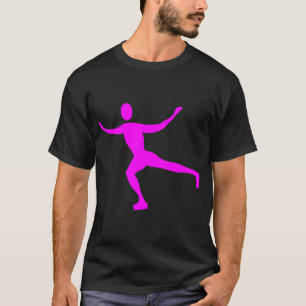 T-shirt Patinage sur glace - Magenta