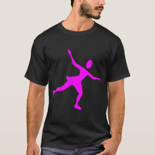 T-shirt Patinage sur glace - Magenta