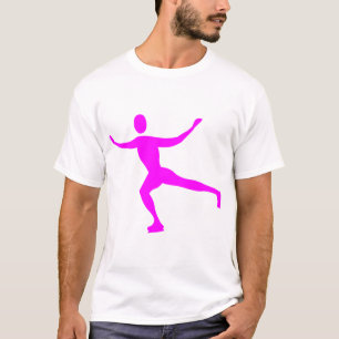 T-shirt Patinage sur glace - Magenta