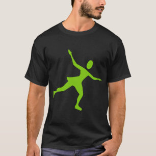 T-shirt Patinage sur glace - Martian Green