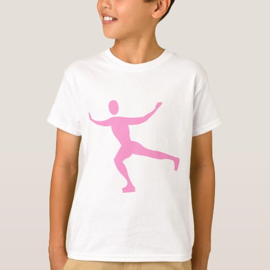 T-shirt Patinage sur glace - rose (Devant)