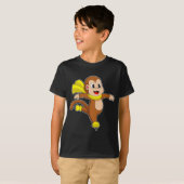 T-shirt Patinage sur glace sur singe Patinage sur glace Pa (Devant entier)