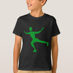 T-shirt Patinage sur glace - Vert herbe