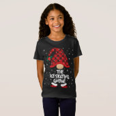 T-Shirt Patinage sur glaceBuffalo Plaid Christmas Match (Devant entier)