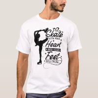 Patinage sur le coeur