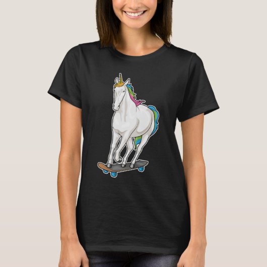 T-shirt Patinage Unicorn (Devant)
