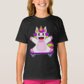 T-shirt Patinage Unicorn (Devant)