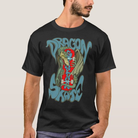 T-shirt PatinageDragon (Devant)