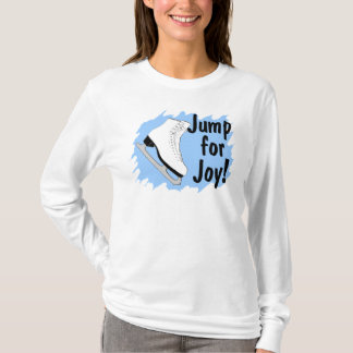 T-shirt Patiner de joie bleu skate