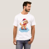 T-shirt Patineur Caniche (Devant entier)