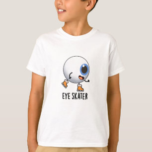 T-shirt Patineur d'oeil amusant jeu de patinage sur glace
