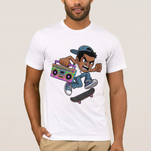 T-shirt Patineur en colère