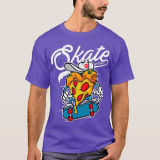 T-shirt patineur Pizza Long
