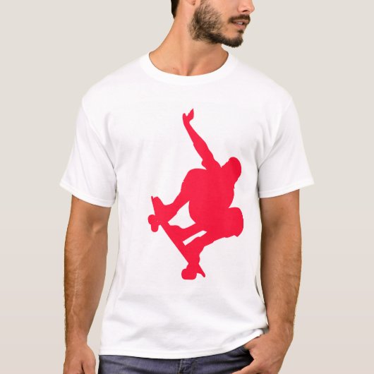 T-shirt Patineur rouge Scarlet (Devant)