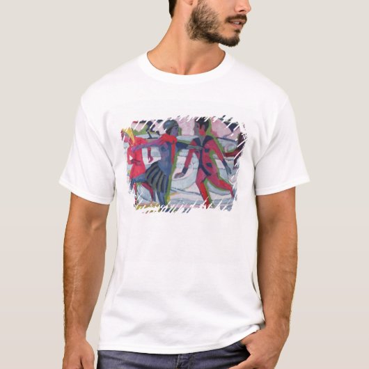 T-shirt Patineurs de glace (Devant)
